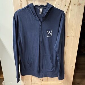 Navy Zip-Up Hoodie with Casting Crowns Logo